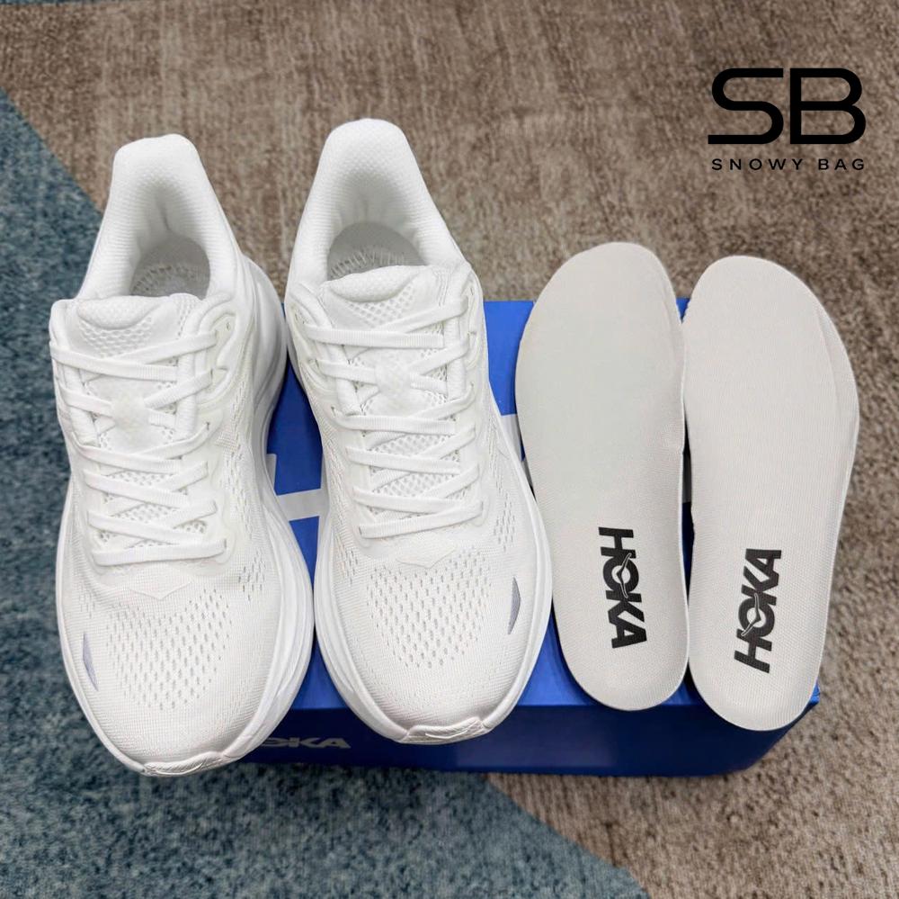 Giày Hoka Clifton 10 White Màu Trắng với thiết kế tinh tế