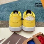Giày Jordan 1 Low OG SP Travis Scott Màu Vàng Canary với thiết kế độc đáo