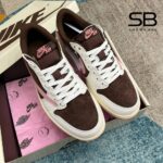 Giày Jordan 1 Low Travis Scott Dark Pony / Brown Oxford, thiết kế độc đáo và sang trọng