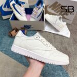 Giày Jordan 1 Low Travis Scott White Party Trắng với thiết kế tinh tế