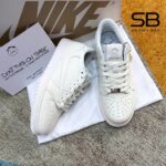 Giày Jordan 1 Low Travis Scott White Party Trắng với thiết kế độc đáo.