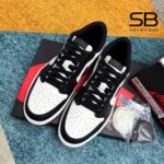 Giày Jordan 1 Retro Low OG Mocha Trắng Đen Nâu với thiết kế tinh tế