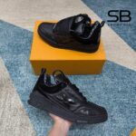 Giày LV Skate Trainers Black Màu Đen, phong cách thời thượng