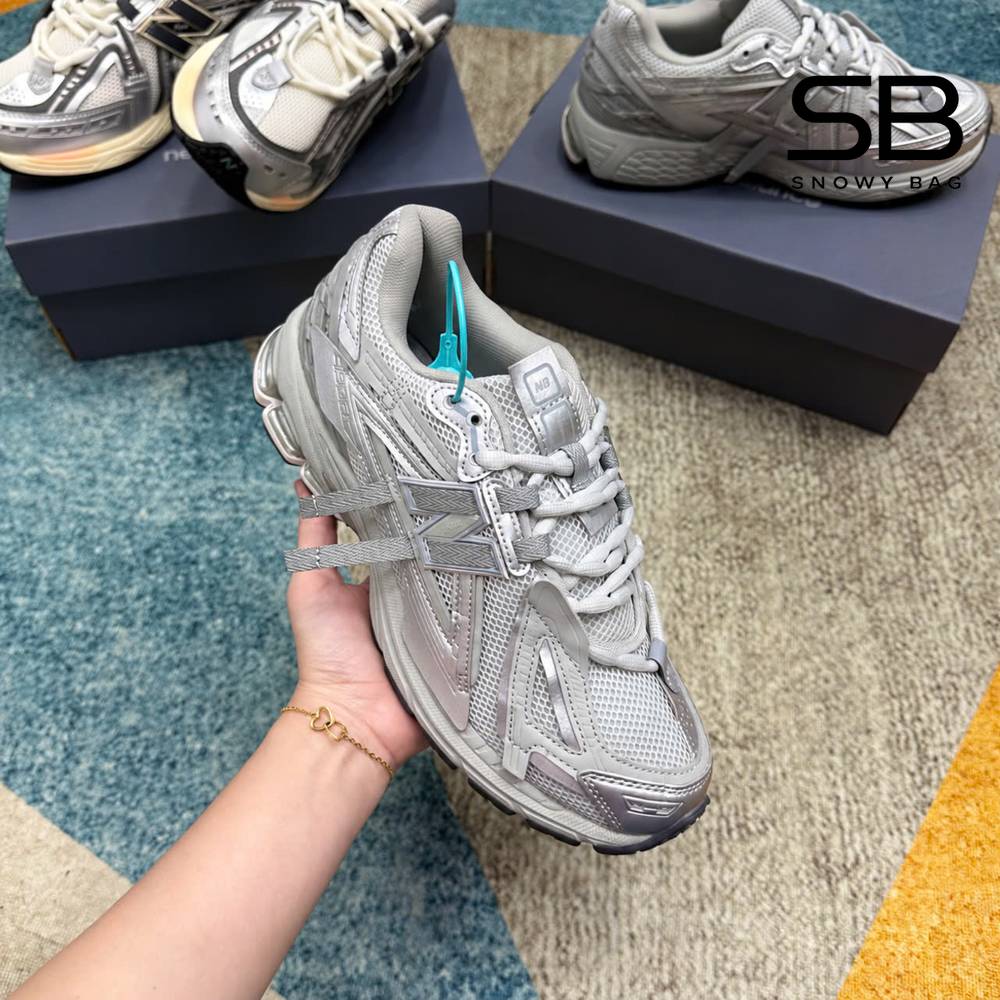 Giày New Balance 1906A Concrete Silver Metallic Màu Bạc, thiết kế thời thượng