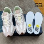 Giày New Balance 327 Linen With Sea Salt Màu Kem, thiết kế tinh tế