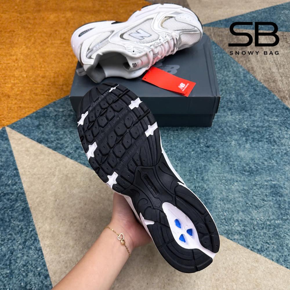 Giày New Balance 530 White Light Gray Trắng Xám Nhạt chi tiết 7