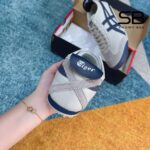 Giày Onitsuka Tiger Mexico 66 Birch Peacoat Trắng Xanh Navy sang trọng