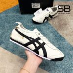Giày Onitsuka Tiger Mexico 66 Cream Black Gold Trắng Đen sang trọng và thời thượng