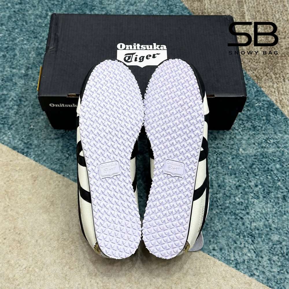 Giày Onitsuka Tiger Mexico 66 Cream Black Gold Trắng Đen chi tiết 7