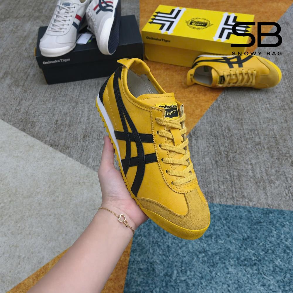 Giày Onitsuka Tiger Mexico 66 Kill Bill Vàng Đen, phong cách độc đáo và cá tính.