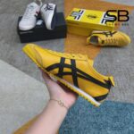 Giày Onitsuka Tiger Mexico 66 Kill Bill Vàng Đen góc nghiêng chi tiết