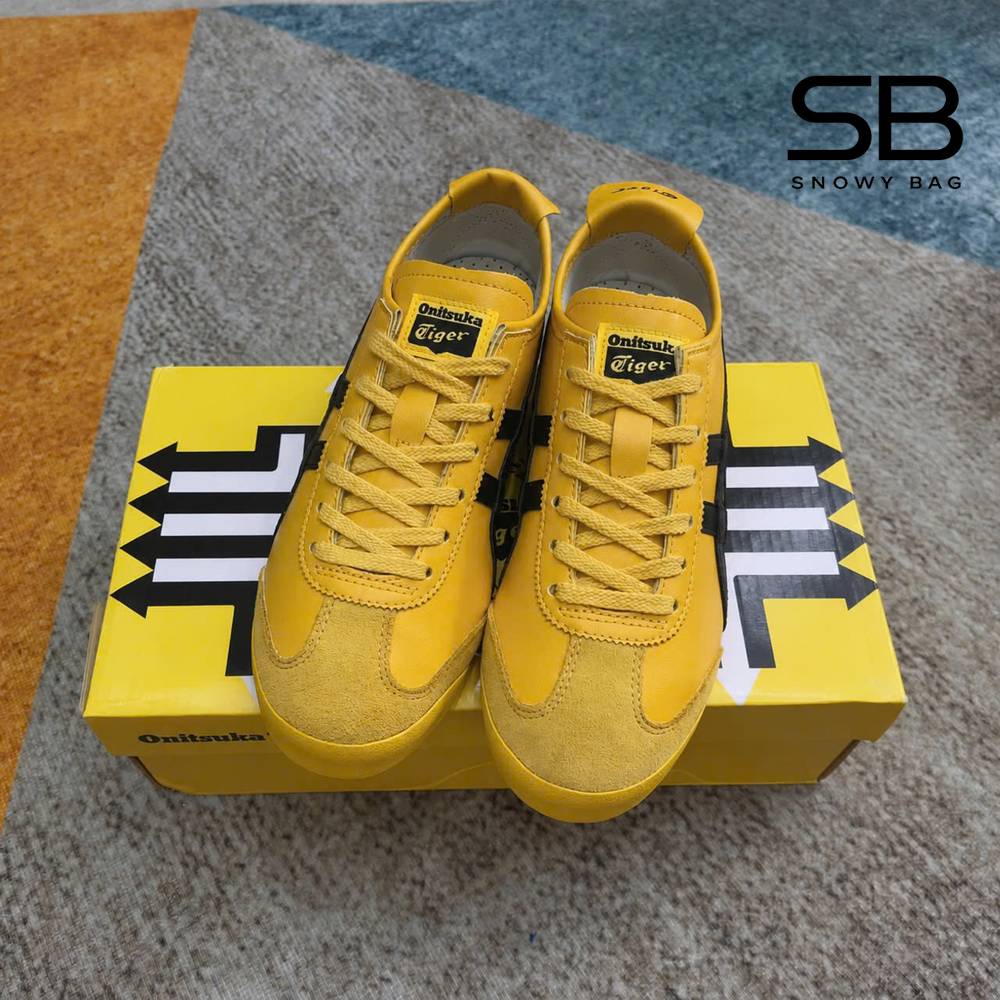 Giày Onitsuka Tiger Mexico 66 Kill Bill Vàng Đen với thiết kế ấn tượng