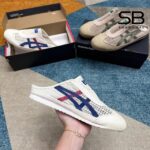 Giày Onitsuka Tiger Mexico 66 Sabot Cream Mako Blue Kem Xanh Dương sang trọng