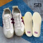 Giày Onitsuka Tiger Mexico 66 SD Beige Beet Juice Màu Be Sọc Đỏ chi tiết 5