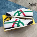 Giày Onitsuka Tiger Mexico 66 SD Birch Green Trắng Sọc Xanh Đỏ chi tiết