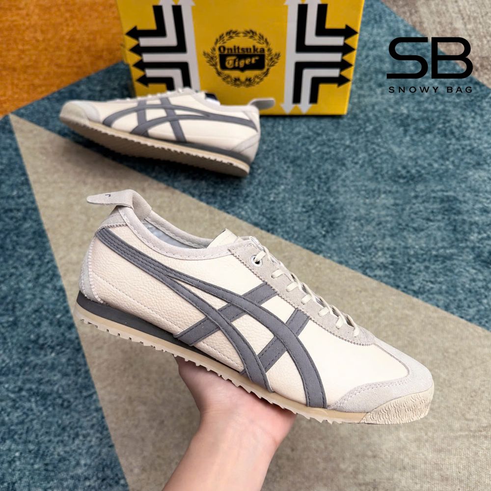 Giày Onitsuka Tiger Mexico 66 SD Birch Metropolis Kem Xám sang trọng