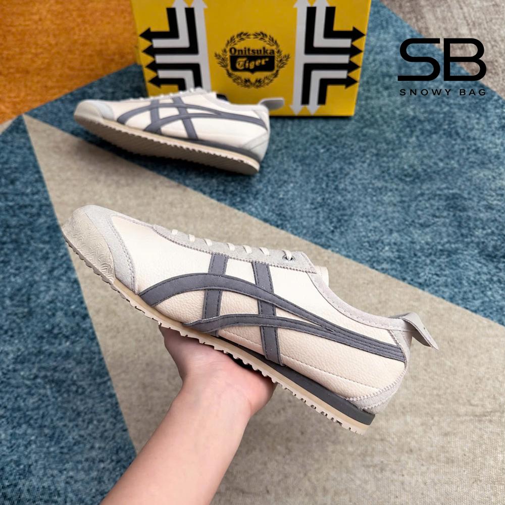 Giày Onitsuka Tiger Mexico 66 SD Birch Metropolis Kem Xám với thiết kế độc đáo