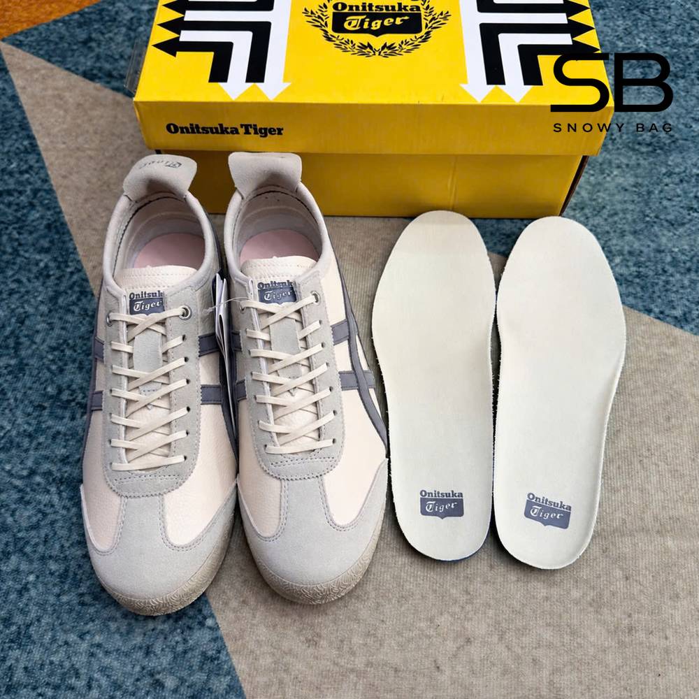 Giày Onitsuka Tiger Mexico 66 SD Birch Metropolis Kem Xám với thiết kế tinh tế