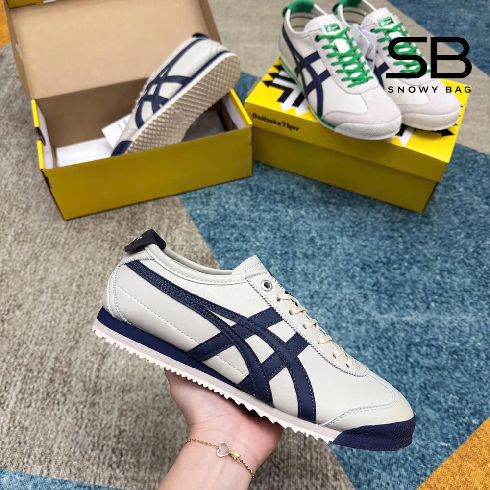Giày Onitsuka Tiger Mexico 66 SD Birch Peacoat sang trọng và thời thượng