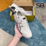 Giày Onitsuka Tiger Mexico 66 SD Birch Silver Màu Bạc góc nghiêng chi tiết