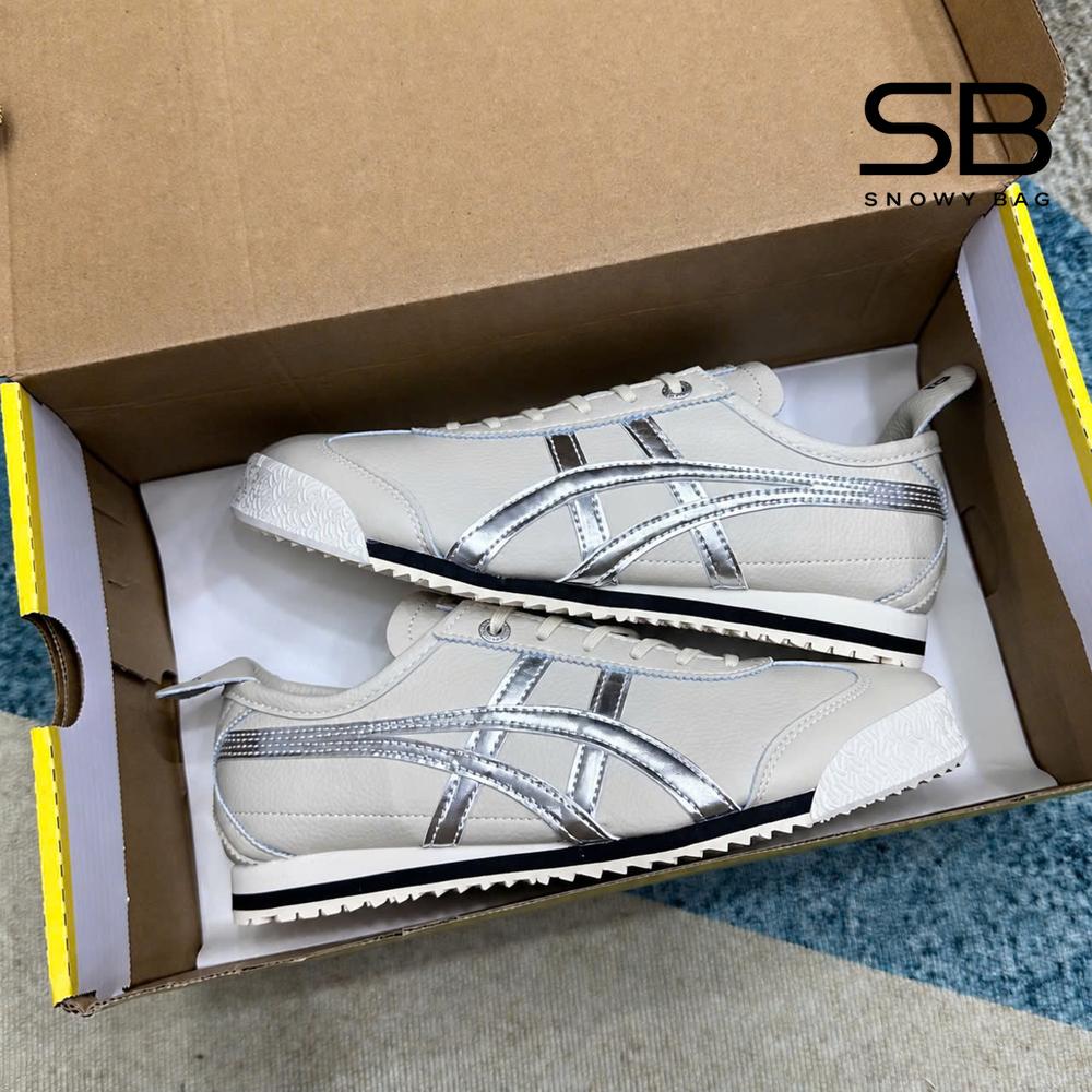 Giày Onitsuka Tiger Mexico 66 SD Birch Silver màu bạc sang trọng