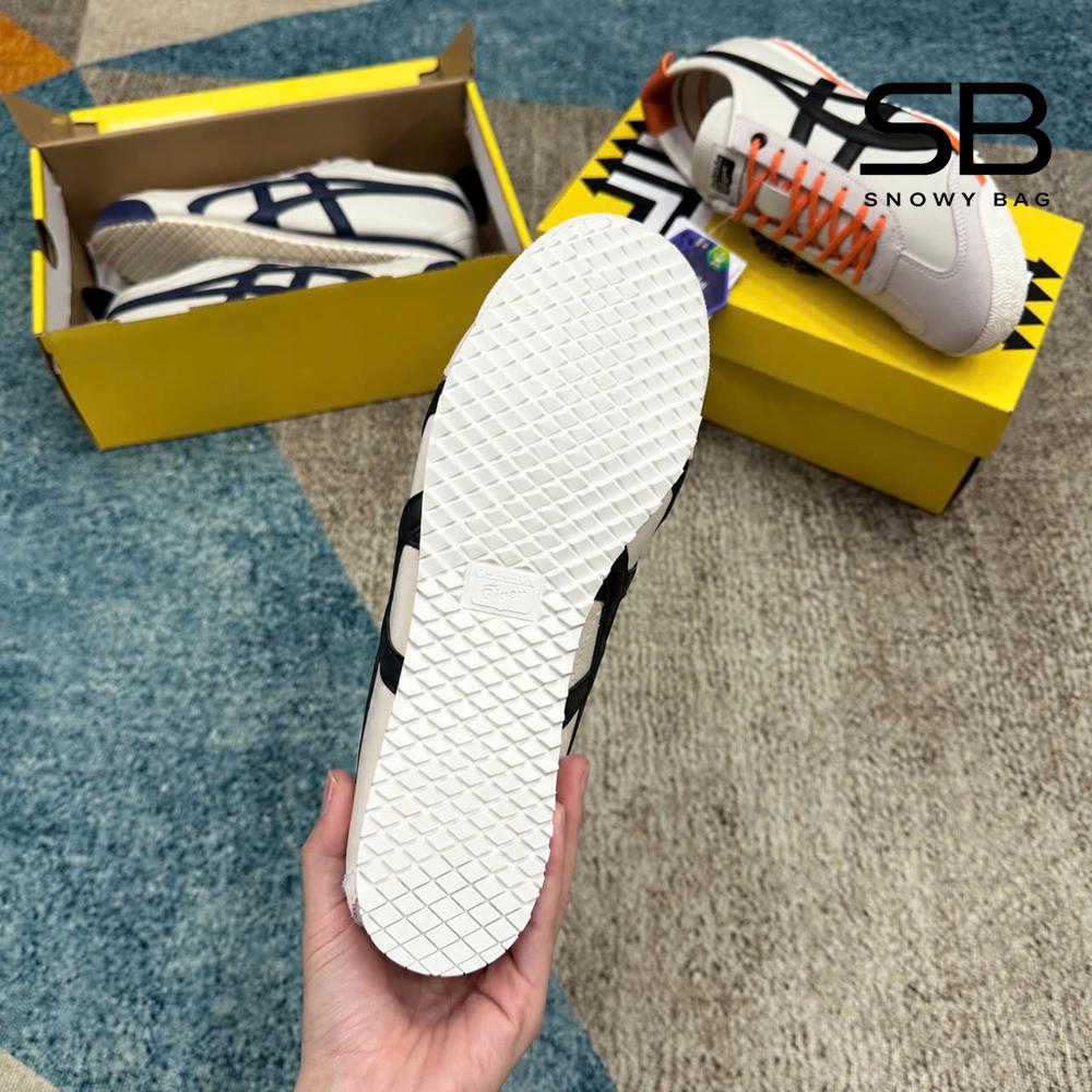 Giày Onitsuka Tiger Mexico 66 SD Cream Black Orange Kem Đen Cam sang trọng