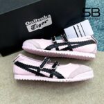 Giày Onitsuka Tiger Mexico 66 TGRS Crystal Pink Graphite Grey xám hồng đen