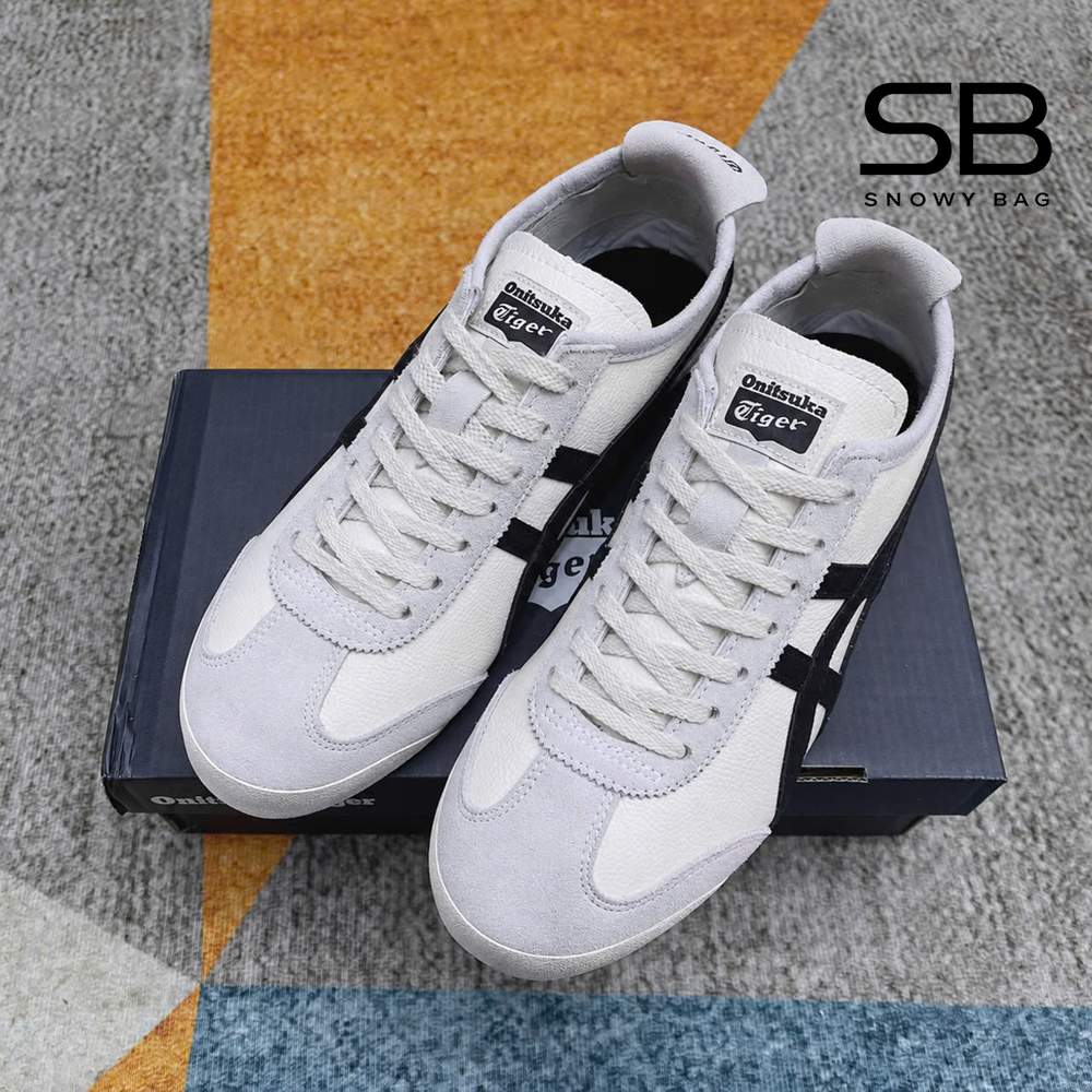 Giày Onitsuka Tiger Mexico 66 White Black đẹp tinh tế