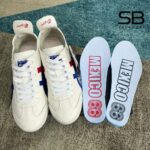 Giày Onitsuka Tiger Mexico 66 White Blue Red Metallic Gold sang trọng