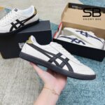 Giày Onitsuka Tiger Tokuten White Black Trắng Đen Gót Vàng sang trọng