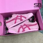 Giày Onitsuka Tiger x PATOU Mexico 66 Cotton Candy Bright Rose Hồng chi tiết 4