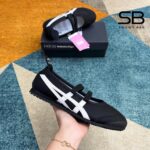 Giày PATOU x Onitsuka Tiger Mexico 66 Ballerina Black White Đen Trắng sang trọng