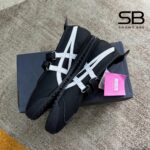 Giày PATOU x Onitsuka Tiger Mexico 66 Ballerina Black White đen trắng sang trọng