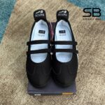 Giày PATOU x Onitsuka Tiger Mexico 66 Ballerina Black White Đen Trắng sang trọng