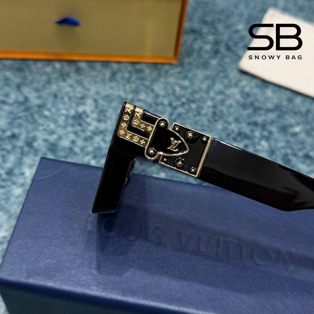 Mắt Kính LV 1.1 Millionaires Sunglasses Black GHW Z1165E sang trọng