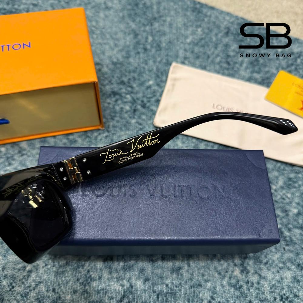 Mắt Kính LV 1.1 Millionaires Sunglasses Black GHW Z1165E, chi tiết sang trọng