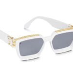 Mắt Kính LV 1.1 Millionaires Sunglasses White GHW Z1166E sang trọng