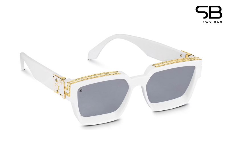 Mắt Kính LV 1.1 Millionaires Sunglasses White GHW Z1166E sang trọng
