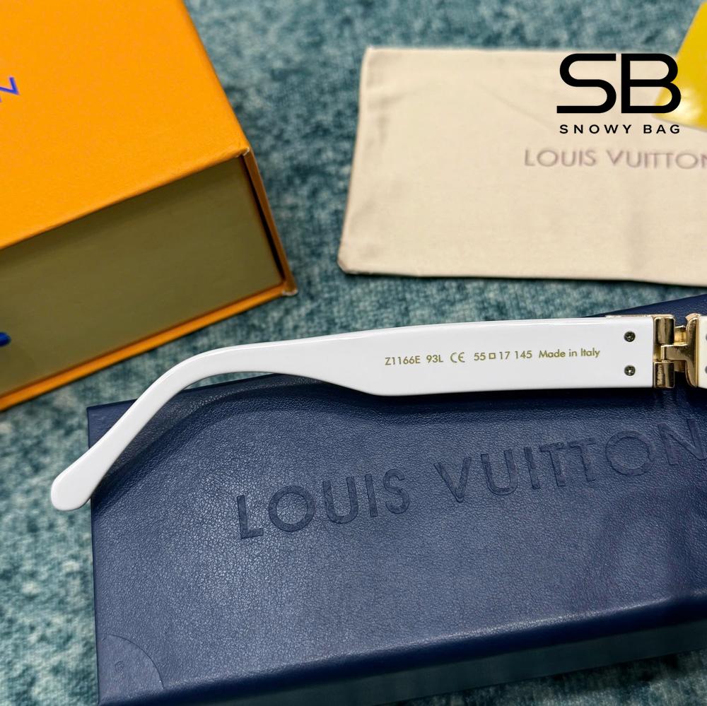 Mắt kính LV 1.1 Millionaires Sunglasses White GHW Z1166E sang trọng