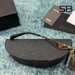 Mắt Kính Prada Hexagonal Triangle Sunglasses GHW Grey chính hãng sang trọng