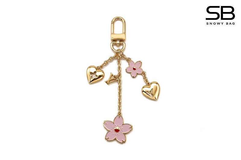 Móc Khóa LV x TM Cherry Blossom Bag Chain sang trọng