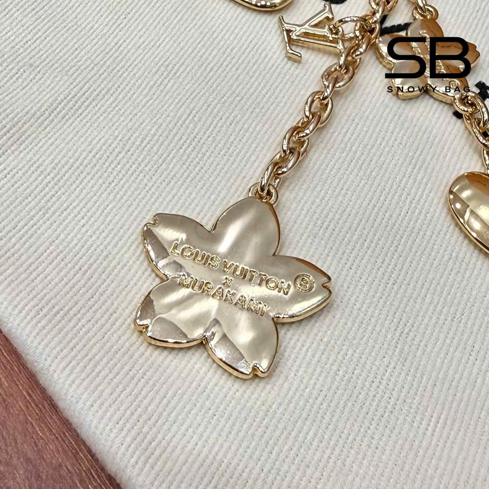 Móc Khóa LV x TM Cherry Blossom Bag Chain, sản phẩm thời trang cao cấp