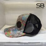 Mũ Gucci Baseball Cap From The Gucci Tiger Collection Phối Màu góc nghiêng chi tiết