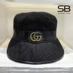 Mũ Gucci GG Canvas Bucket Hat Màu Đen sang trọng và thời thượng