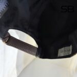 Mũ Lưỡi Trai Gucci Jumbo GG Canvas Baseball Hat Màu Nâu chi tiết 4