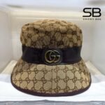 Mũ Tròn Gucci GG Canvas Bucket Hat Màu Nâu Đen sang trọng