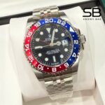 Đồng Hồ Nam Rolex GMT Master II Steel Pepsi 126710BLRO Màu Bạc sang trọng