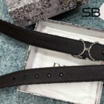 Thắt Lưng Dior Reversible Belt Silver CD Buckle 4CM sang trọng và thanh lịch