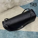 Túi Chanel Maxi Souplissimo Large Flap Bag Black Grained Calfskin SHW sang trọng