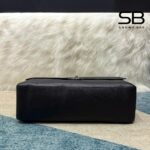 Túi Chanel Maxi Souplissimo Large Flap Bag Black Grained Calfskin SHW sang trọng